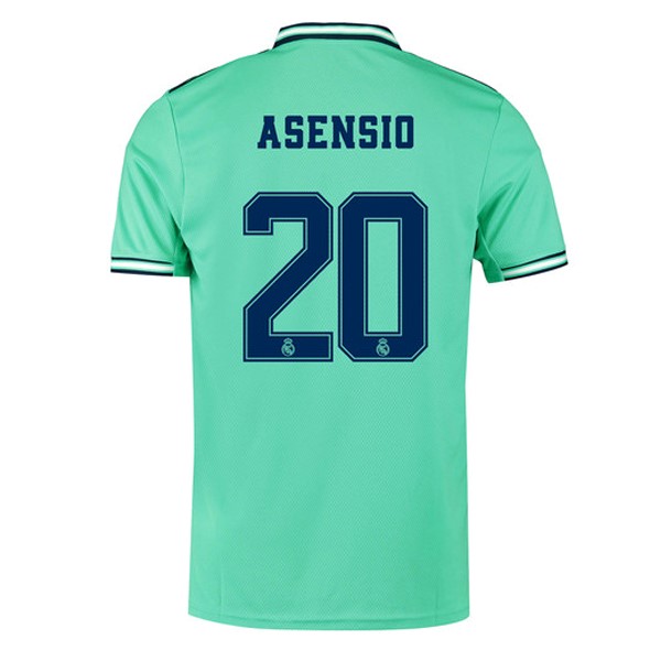 Camiseta Real Madrid NO.20 Asensio 3ª 2019-2020 Verde
